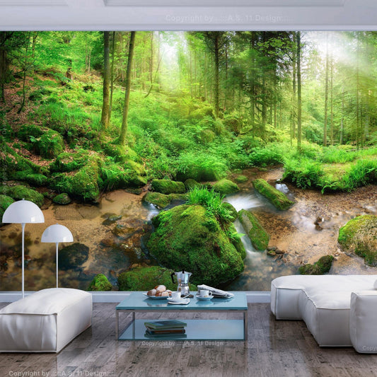 Peel and stick wall mural - Humid Forest - www.trendingbestsellers.com