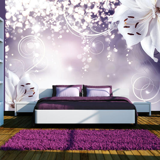 Peel and stick wall mural - Lily's coquetry - www.trendingbestsellers.com