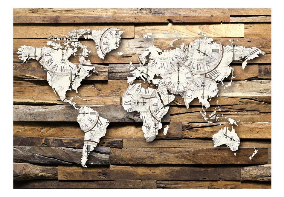 Peel and stick wall mural - Map of Time - www.trendingbestsellers.com