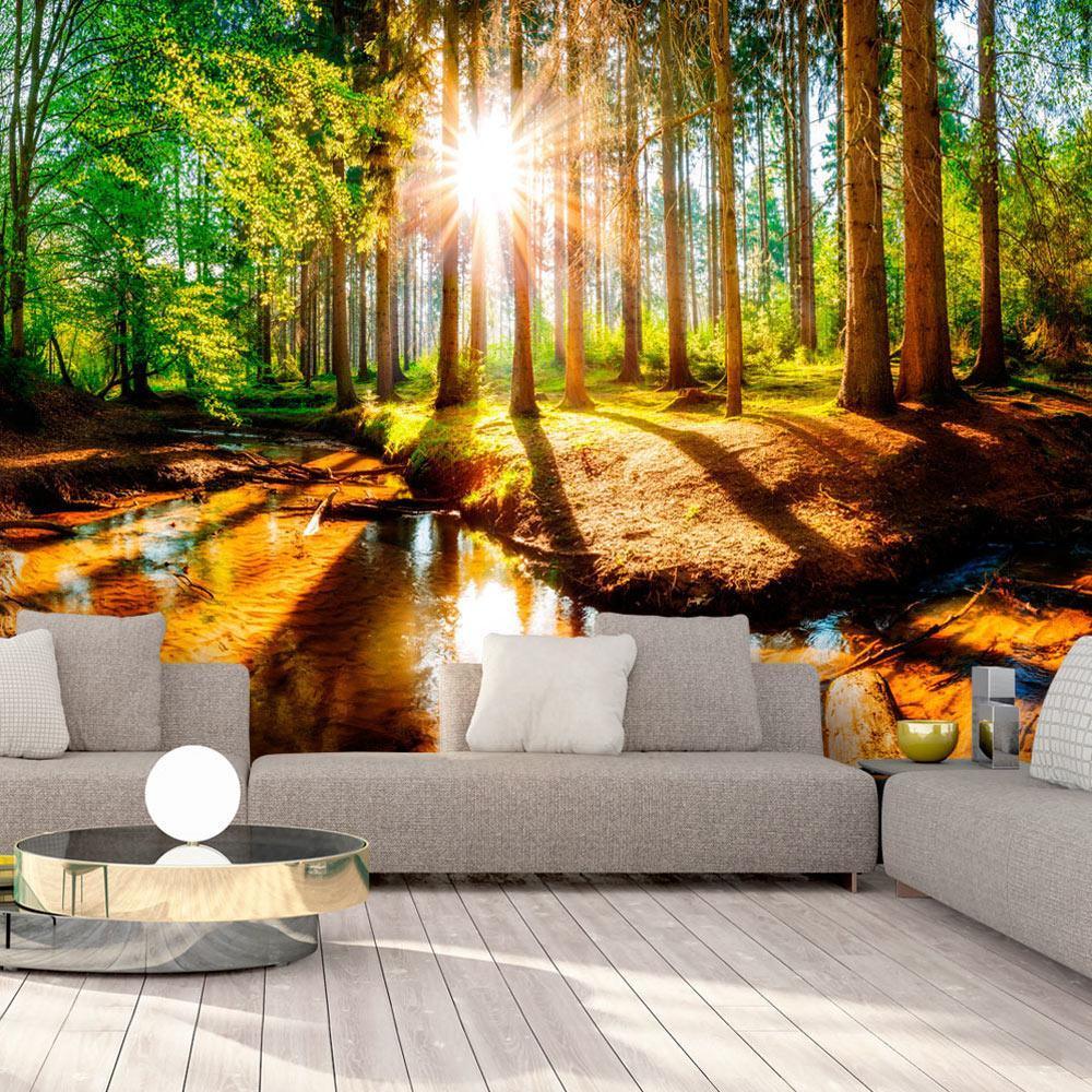 Peel and stick wall mural - Marvelous Forest - www.trendingbestsellers.com