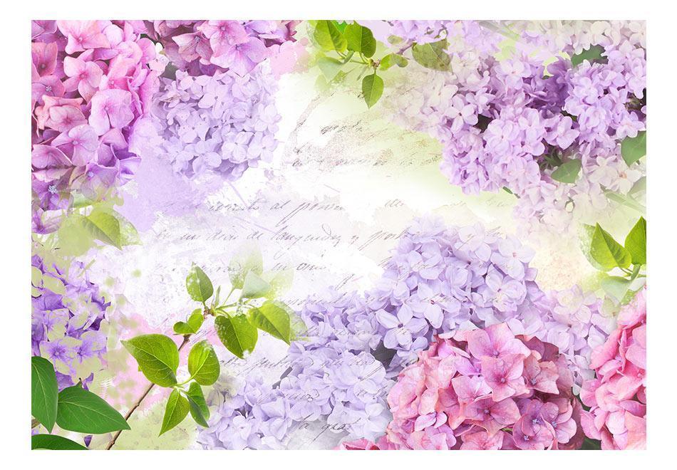 Peel and stick wall mural - May's lilacs - www.trendingbestsellers.com