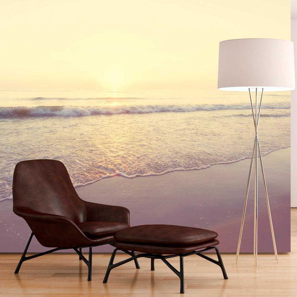 Peel and stick wall mural - Morning on the Beach - www.trendingbestsellers.com