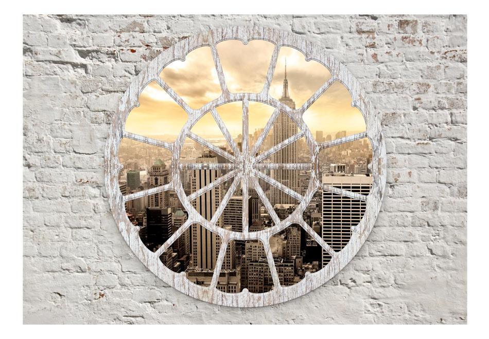 Peel and stick wall mural - New York: A View through the Window - www.trendingbestsellers.com