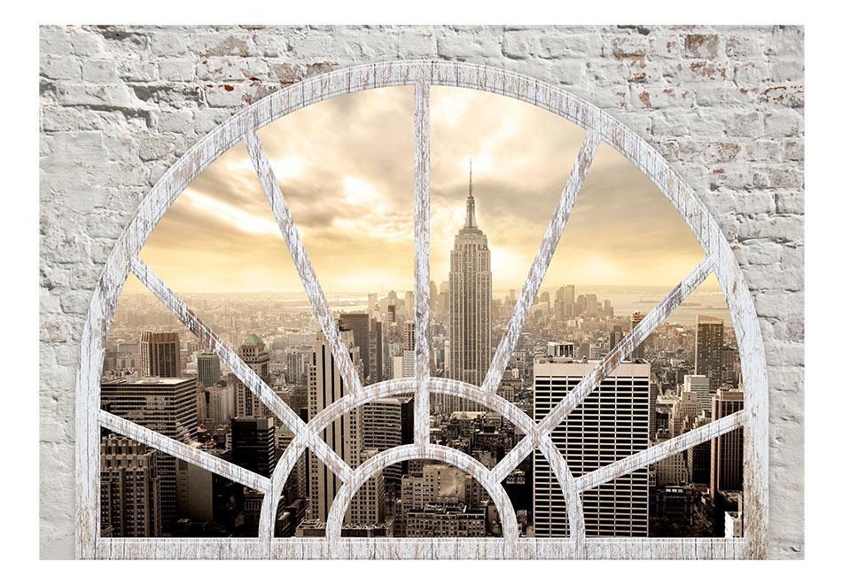 Peel and stick wall mural - NY - City in the morning - www.trendingbestsellers.com