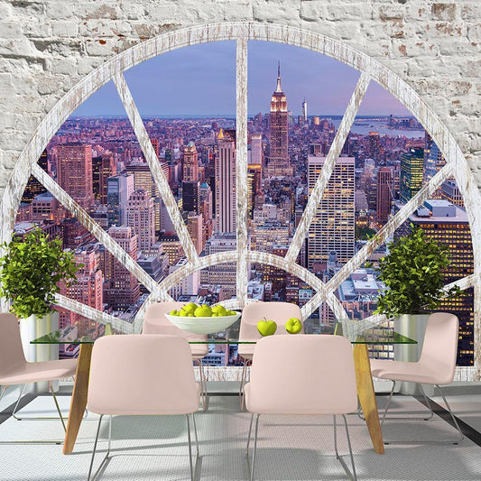 Peel and stick wall mural - NY - Evening City - www.trendingbestsellers.com
