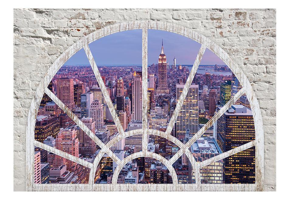 Peel and stick wall mural - NY - Evening City - www.trendingbestsellers.com