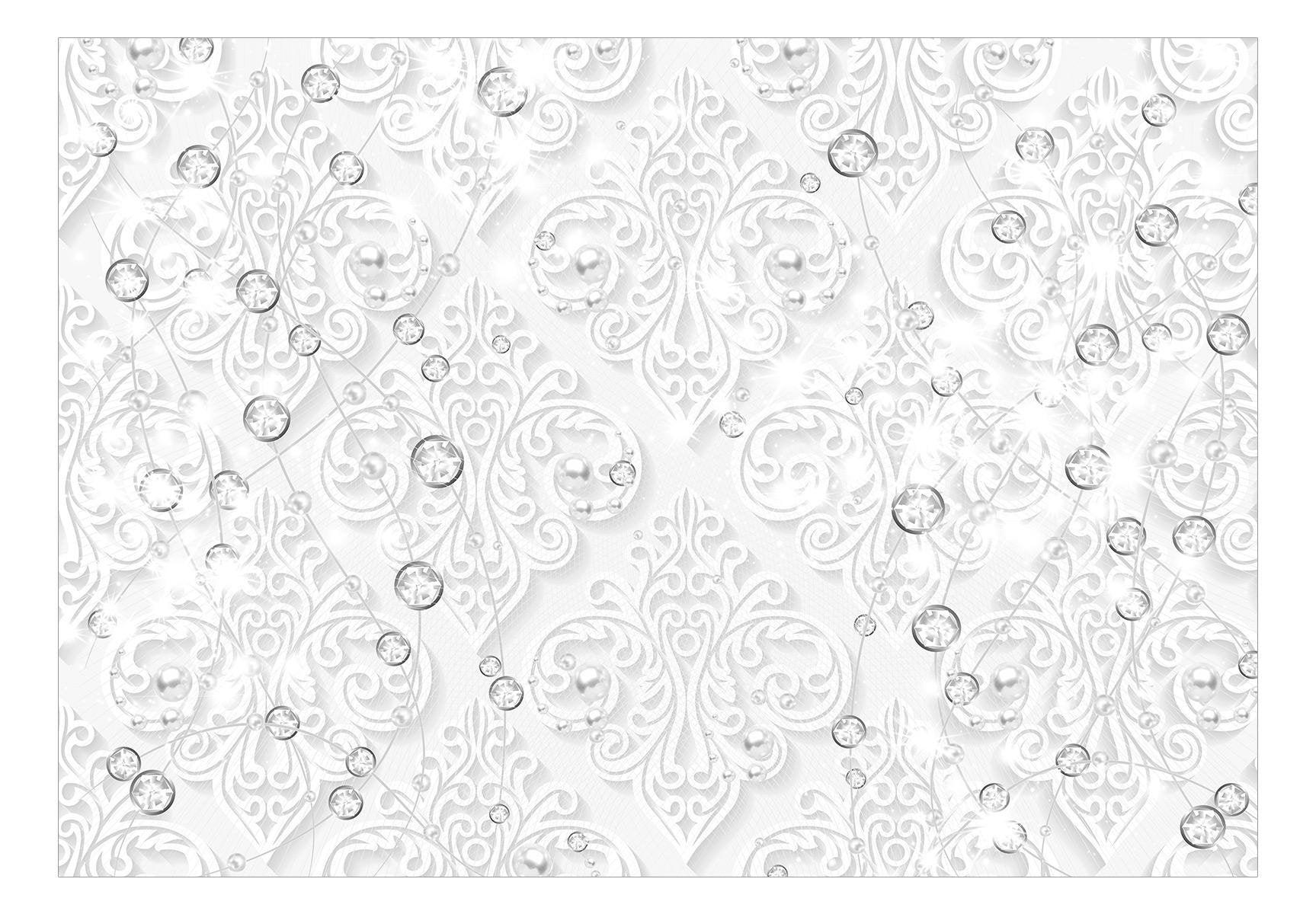 Peel and stick wall mural - Ornaments with Diamonds - www.trendingbestsellers.com