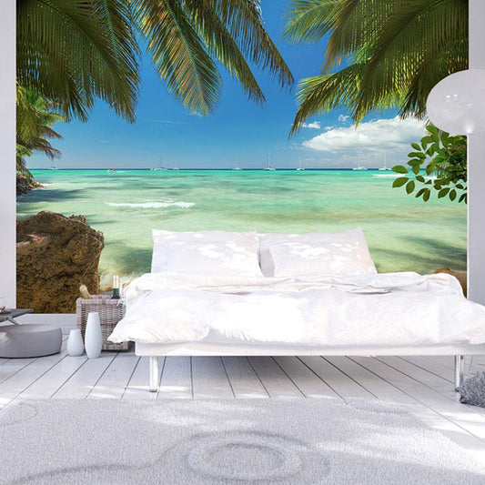 Peel and stick wall mural - Relaxing on the beach - www.trendingbestsellers.com