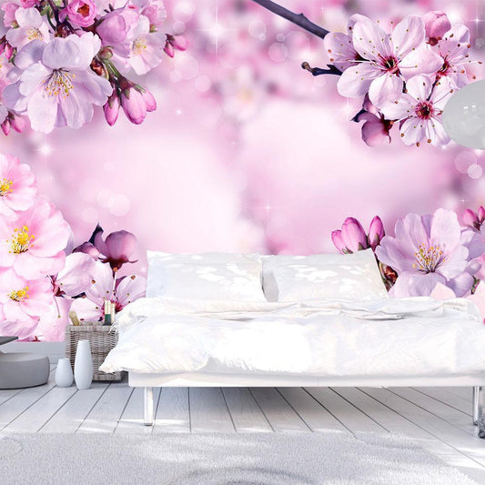 Peel and stick wall mural - Say Hello to Spring - www.trendingbestsellers.com