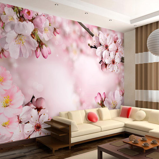 Peel and stick wall mural - Spring Cherry Blossom - www.trendingbestsellers.com