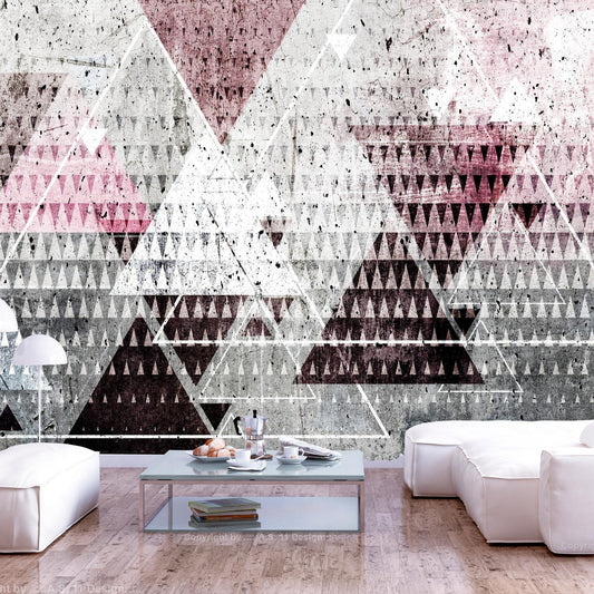 Peel and stick wall mural - Triangles - www.trendingbestsellers.com