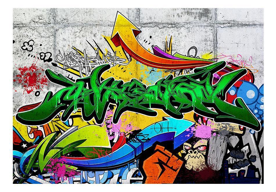 Peel and stick wall mural - Urban Graffiti - www.trendingbestsellers.com