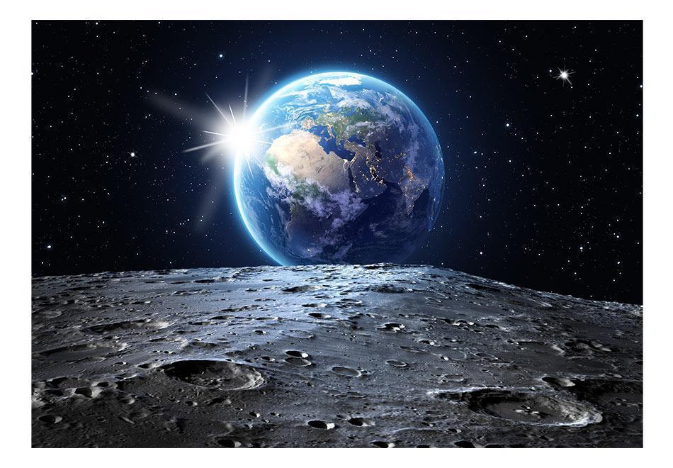 Peel and stick wall mural - View of the Blue Planet - www.trendingbestsellers.com