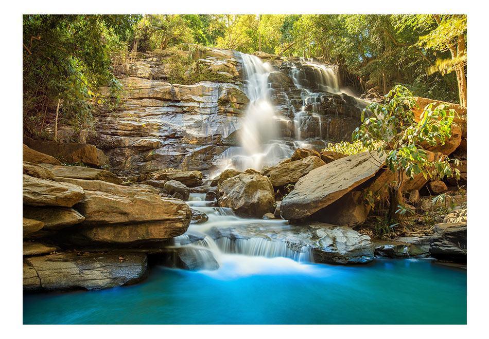 Peel and stick wall mural - Waterfall in Chiang Mai, Thailand - www.trendingbestsellers.com