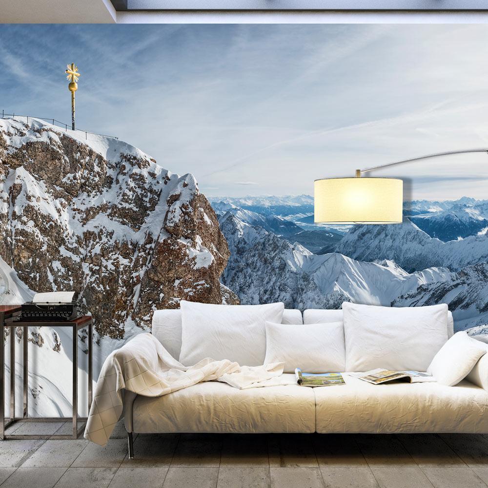 Peel and stick wall mural - Winter in Zugspitze - www.trendingbestsellers.com