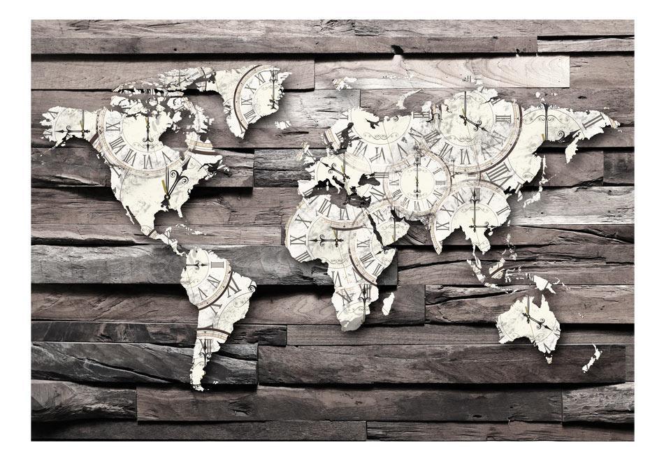 Peel and stick wall mural - World Time - www.trendingbestsellers.com